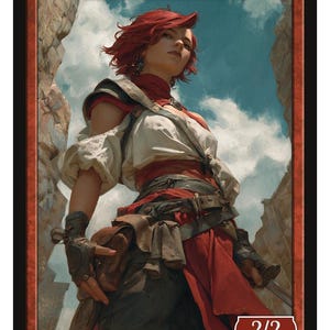 Rebel Token Series 2 of Givememana&#39;s Tokens  Magic the Gathering  Limited Edition