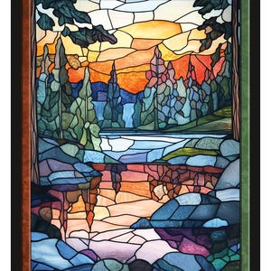 Taiga Token STAINED GLASS SERIES 3  Magic the Gathering Givememana&#39;s Tokens Limited Edition