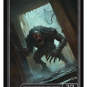 Horror Token Series 2 of Givememana&#39;s Tokens  Magic the Gathering  Limited Edition