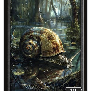 Snail Token Series 2 van Givememana's Tokens Magic the Gathering Limited Edition