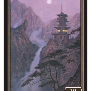 Shrine Token, Art by Mark Harrison Magic the Gathering Givememana&#39;s Tokens Limited Edition