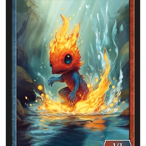 Elemental Token Series 2 of Givememana&#39;s Tokens  Magic the Gathering  Limited Edition