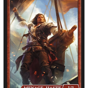Pirate Token Series 2 of Givememana&#39;s Tokens  Magic the Gathering  Limited Edition