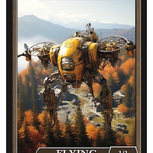 Fichas de Thopter Serie 2 Serie Fallout Fichas de Givememana Magic the Gathering Edición limitada