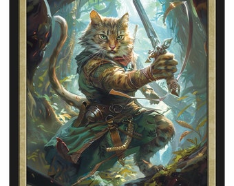 Custom Cat Token Proxies (foil or Non Foil) Anime Style
