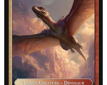 恐竜 #3 TCG トークン カスタム変更 - Etsy 日本