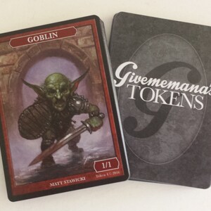 Demon 5/5 Flying Token – Matt Stawicki Art – Givememana, Magic: The Gathering, Near Mint