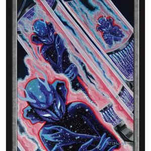 Arte do Token de Cópia por Pat Lewis Magic the Gathering Tokens Givememana Edição Limitada