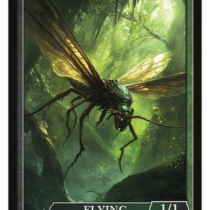 Insect Token Series 2 of Givememana&#39;s Tokens  Magic the Gathering  Limited Edition