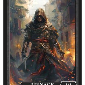 Serie de fichas de asesino 2 de las fichas de Givememana Magic the Gathering Edición limitada
