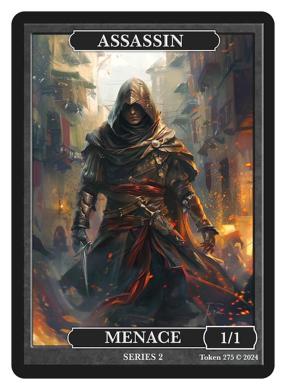 Assassin Token Series 2 of Givememana's Tokens Magic the Gathering Limited  Edition - Etsy