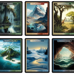 Complete set Dual Lands Token Series 2 van Givememana's Tokens Magic the Gathering Limited Edition