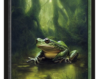MTG カエル　トークン　原画　スケッチ カエルトークン(クリア素材) - 照明係 MtG支店 - BOOTH