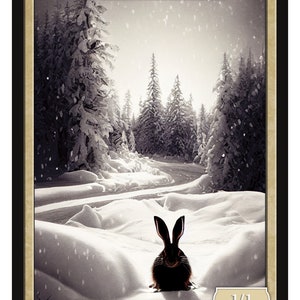 Kaninchen Token Serie 2 von Givememana's Tokens Magic the Gathering Limited Edition