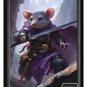 Rat Token Series 2 of Givememana&#39;s Tokens  Magic the Gathering  Limited Edition