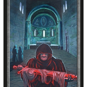 Blood Token Art door Jeff A. Menges Magic the Gathering Givememana's Tokens Limited Edition