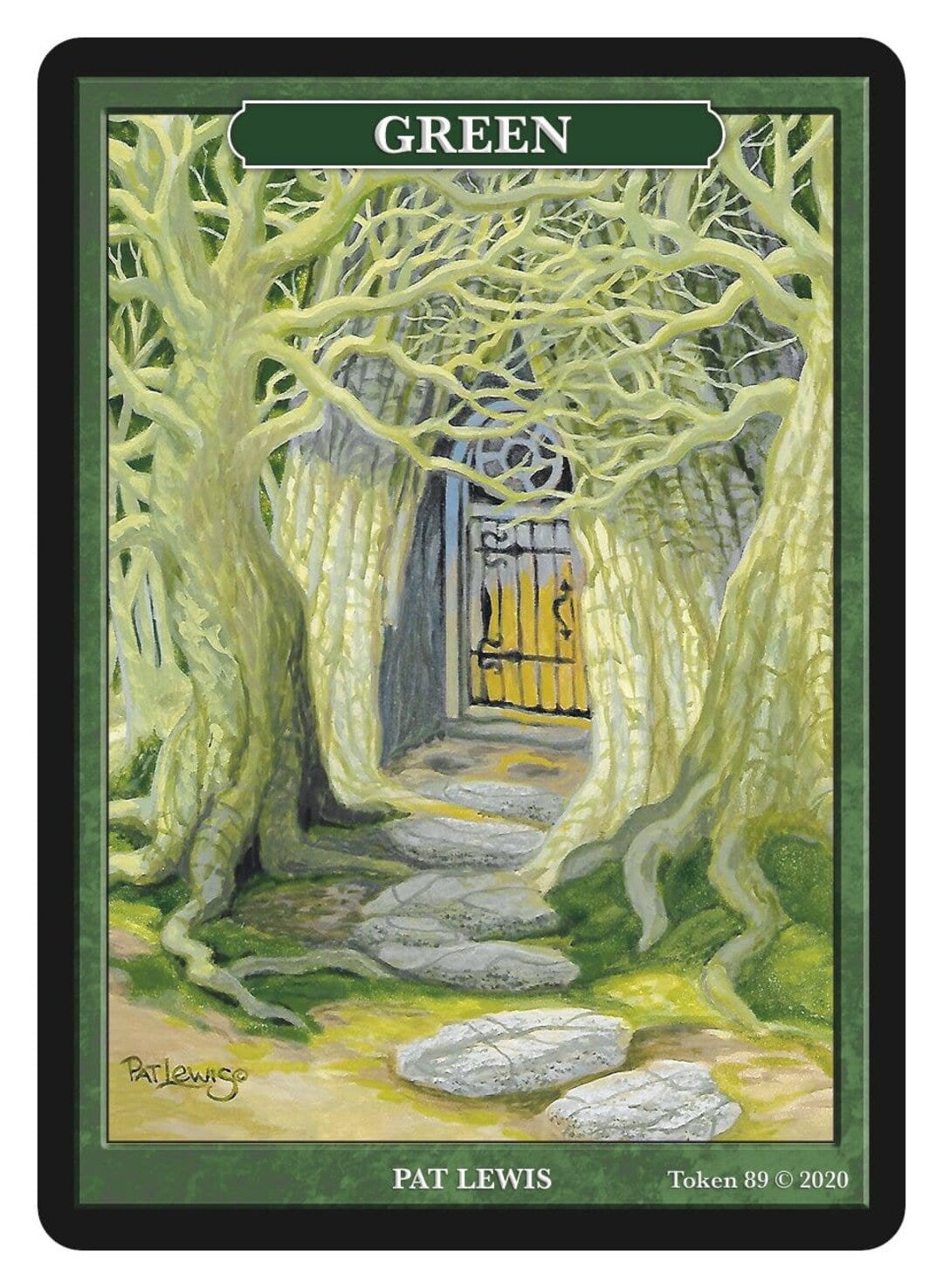 Copia L'arte Del Token Di Pat Lewis Magic The Gathering - Foto 4