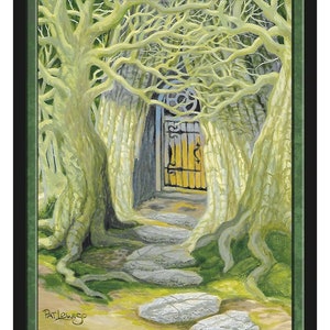 Green Mana Token Art by Pat Lewis  Magic the Gathering Givememana&#39;s Tokens Limited Edition