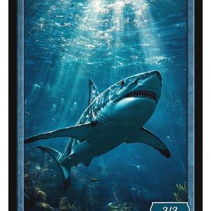 Shark Token Series 2 of Givememana&#39;s Tokens  Magic the Gathering  Limited Edition