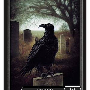 Bird 1/1 Flying Token Series 2 of Givememana&#39;s Tokens  Magic the Gathering  Limited Edition