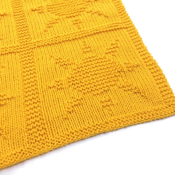 Knit Baby Blanket Etsy