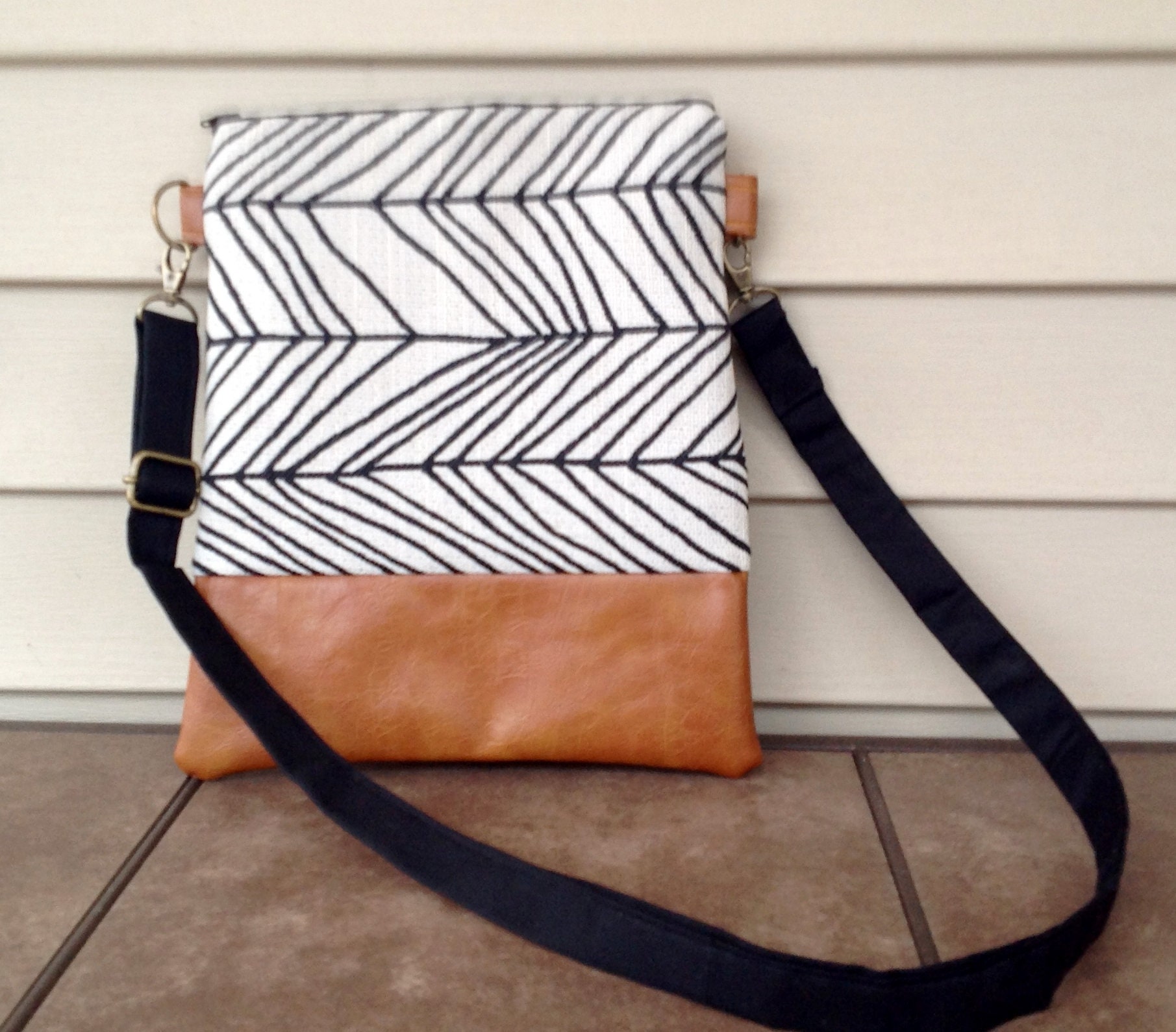 geometric sling bag