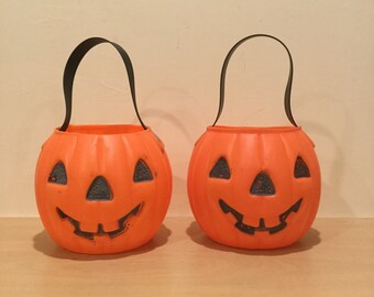 Autumn Spooky Trick or treat girl. Halloween Candy Pumpkin Pail with bow cookie cutter Fall