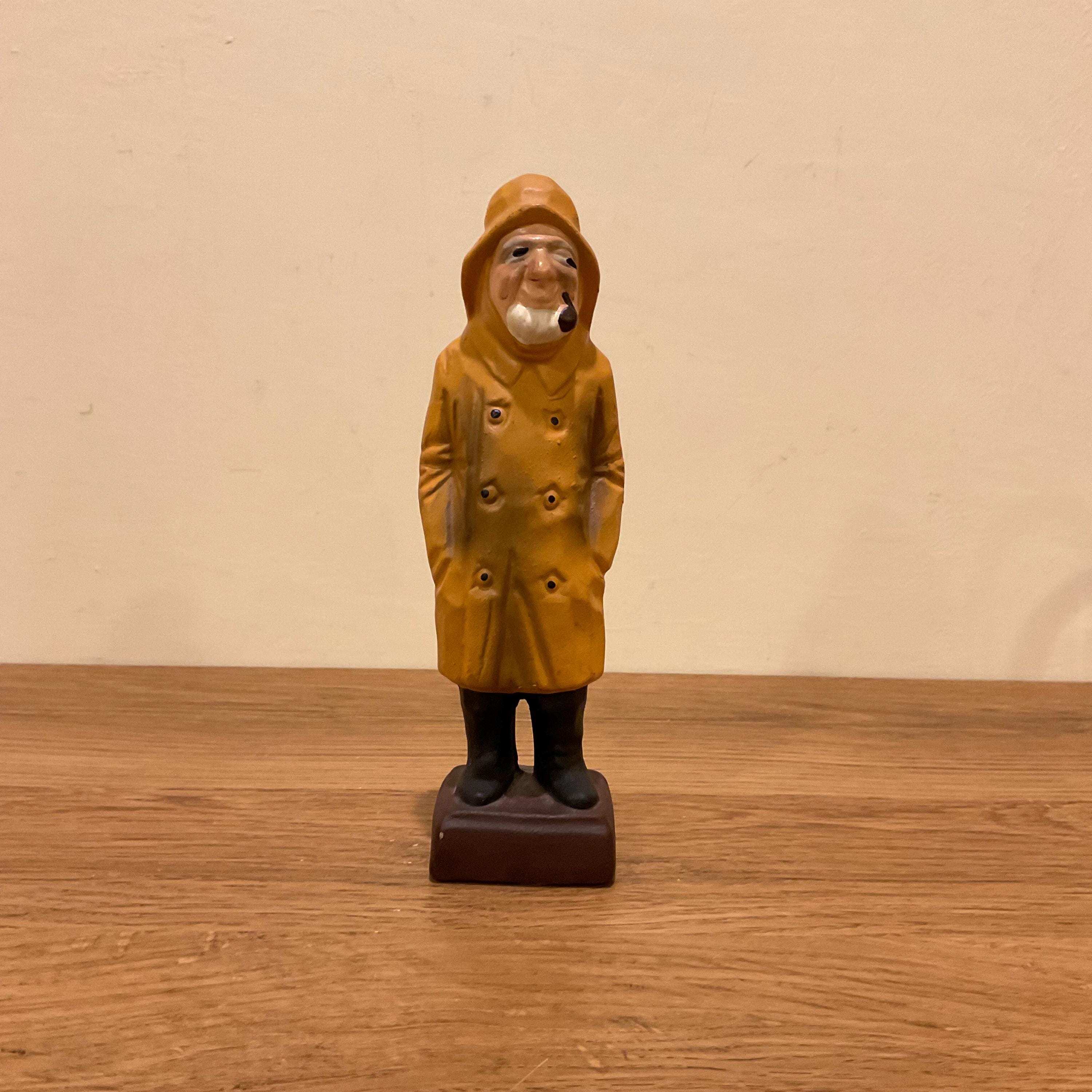 フィッシャーマンの置物 Ceramic Fisherman Figurine - Etsy