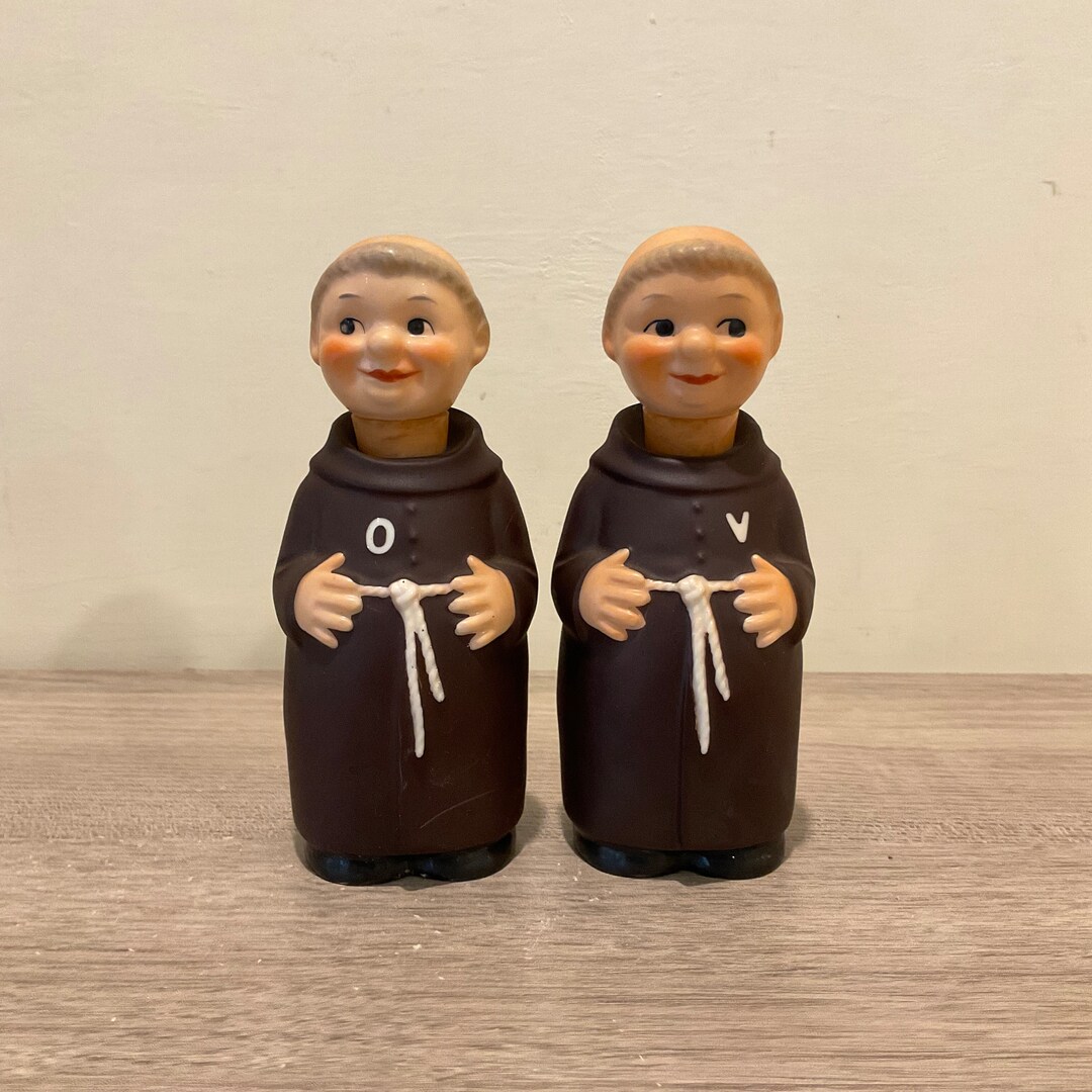 Vintage Goebel Friar Tuck Cruet Set Made in West Germany M80 Etsy