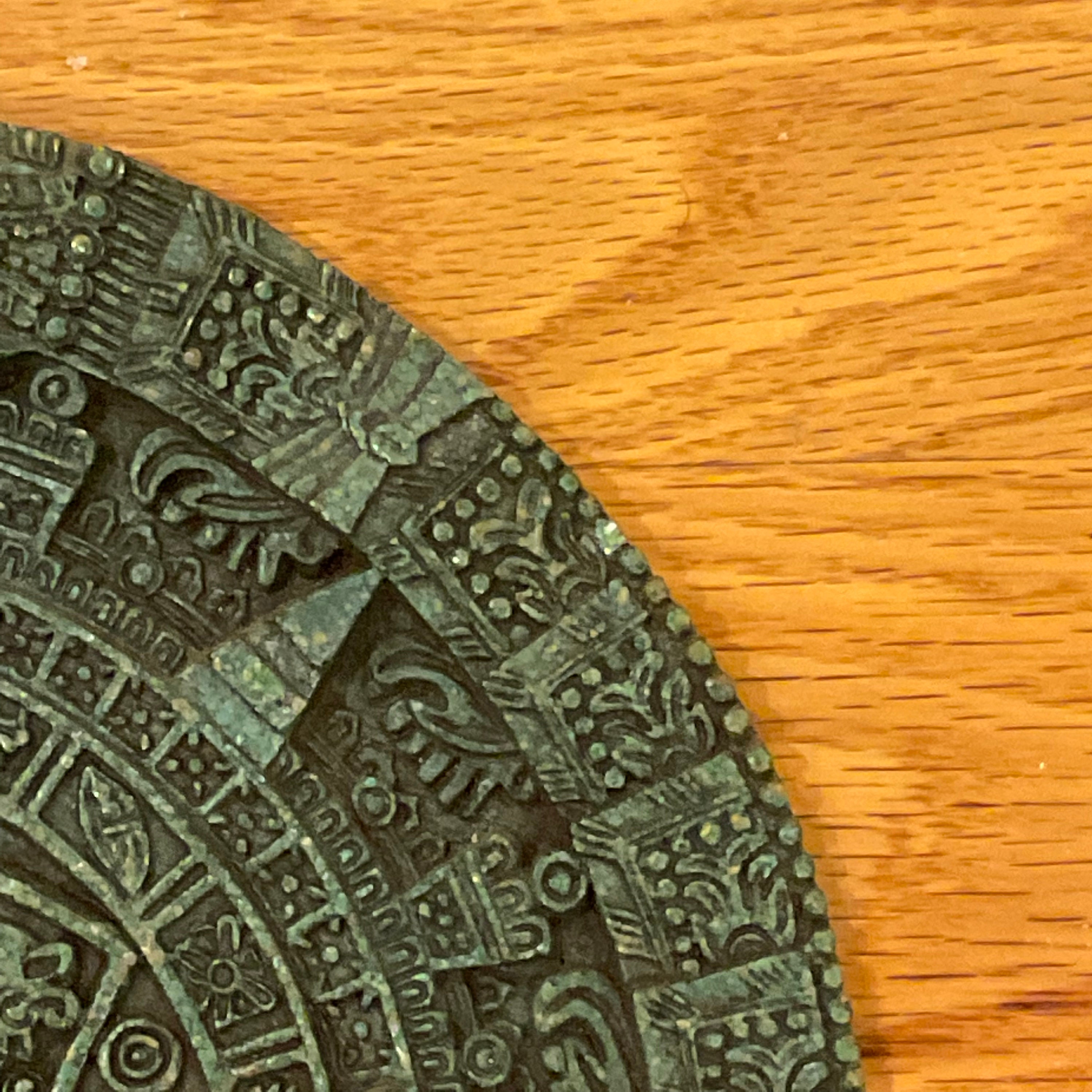 Vintage Mayan Calendar Wall Art Mesoamerican Art Maya Etsy