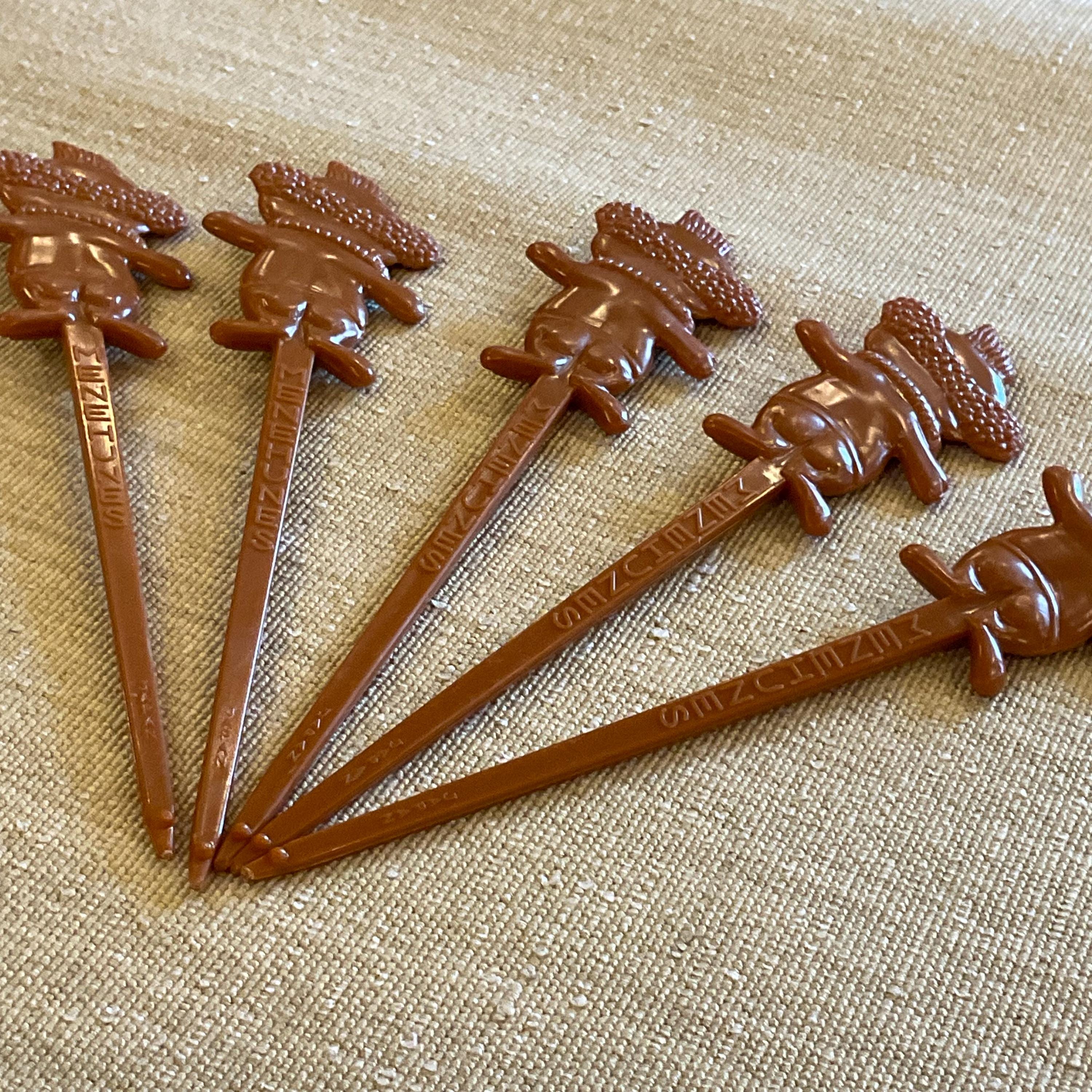 Vintage Trader Vic's Menehune Cocktail Sticks: 1960s Tiki Barware