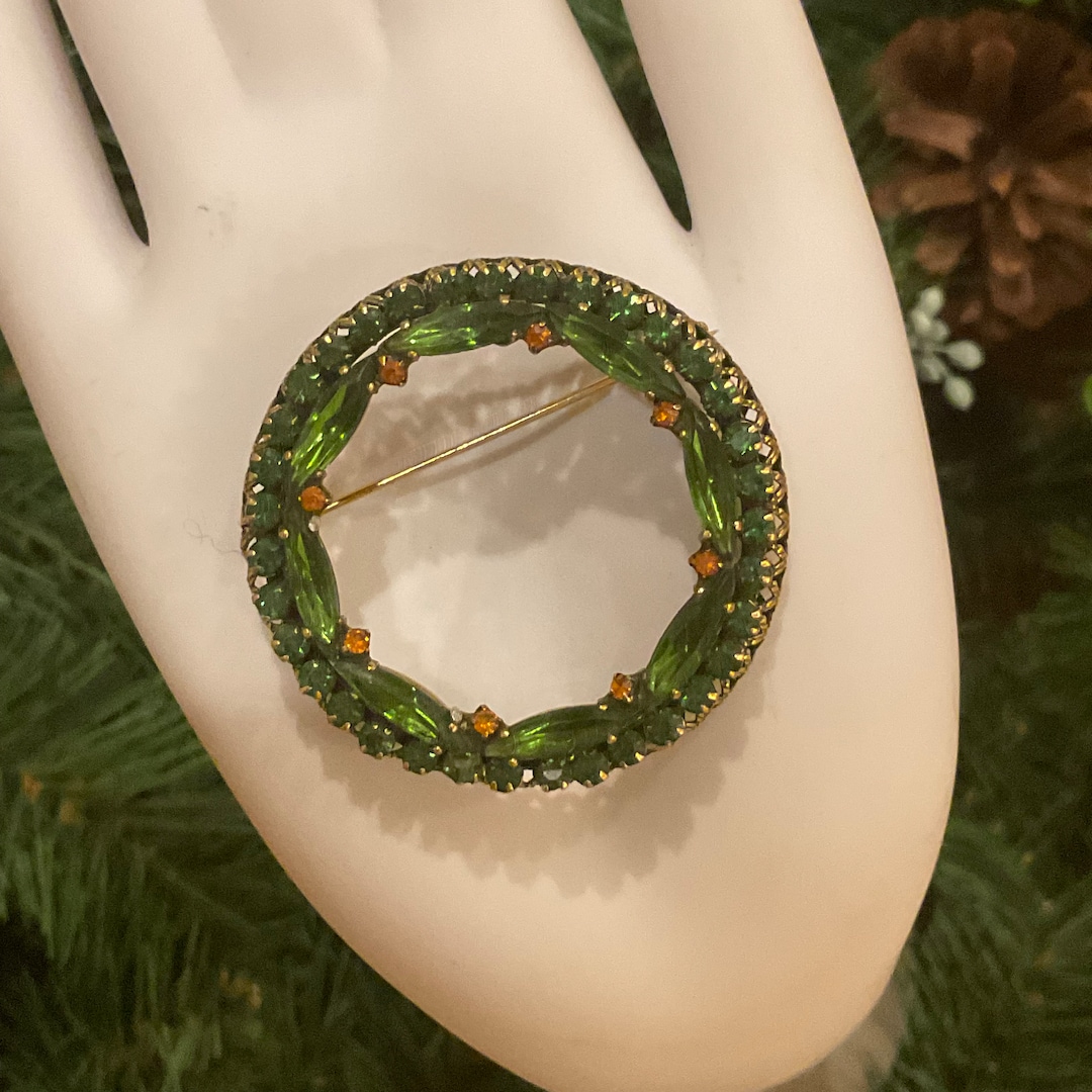 Broche De Poinsettia De Noël Rouge, Fleur De