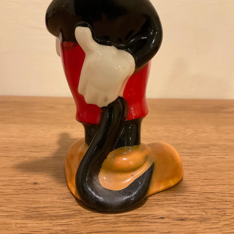 Vintage Mickey and Minnie Mouse Ceramic Figurines, Disney Collectibles afbeelding 6