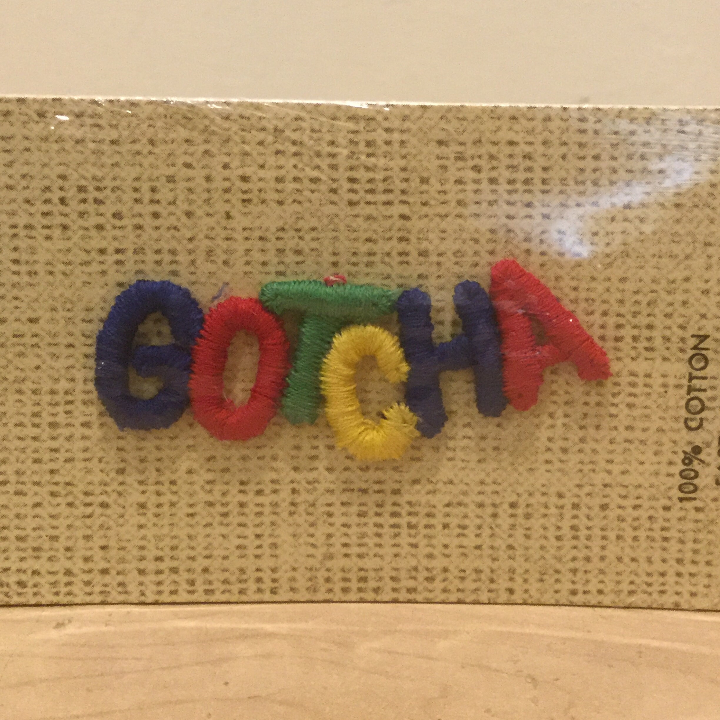 Vintage “gotcha” Patches by Wrights Colorful Sew on Appliqués Vintage ...