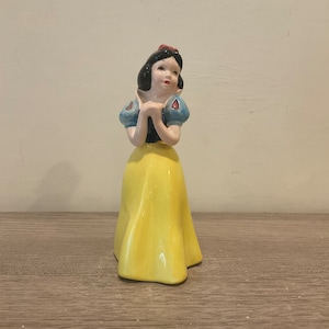 Vintage Walt Disney Productions 5 1/2” Snow White Figurine Made in Japan Ceramic Disney Character Figurine Disney Gift Disney Cake Topper