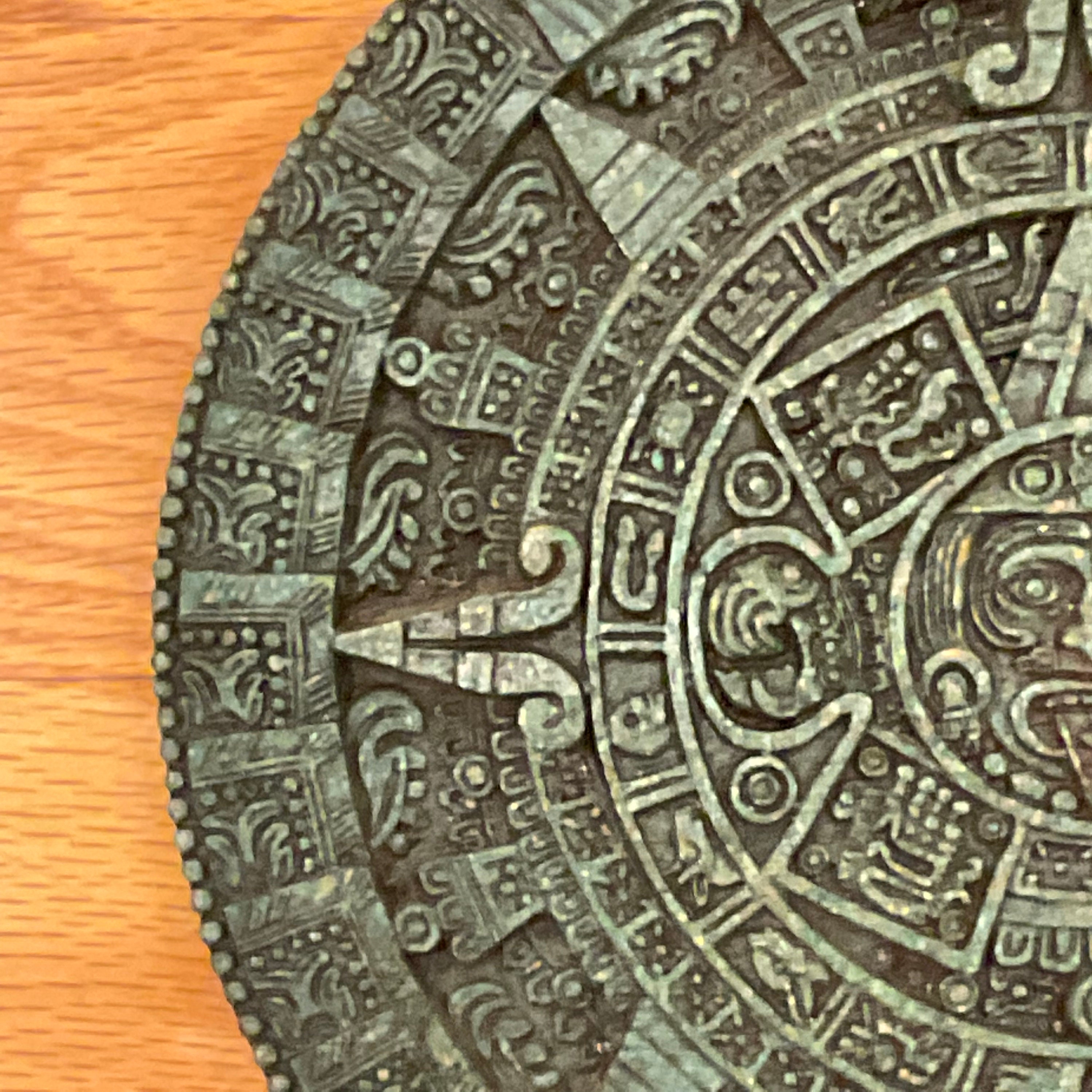 Vintage Mayan Calendar Wall Art Mesoamerican Art Maya Etsy