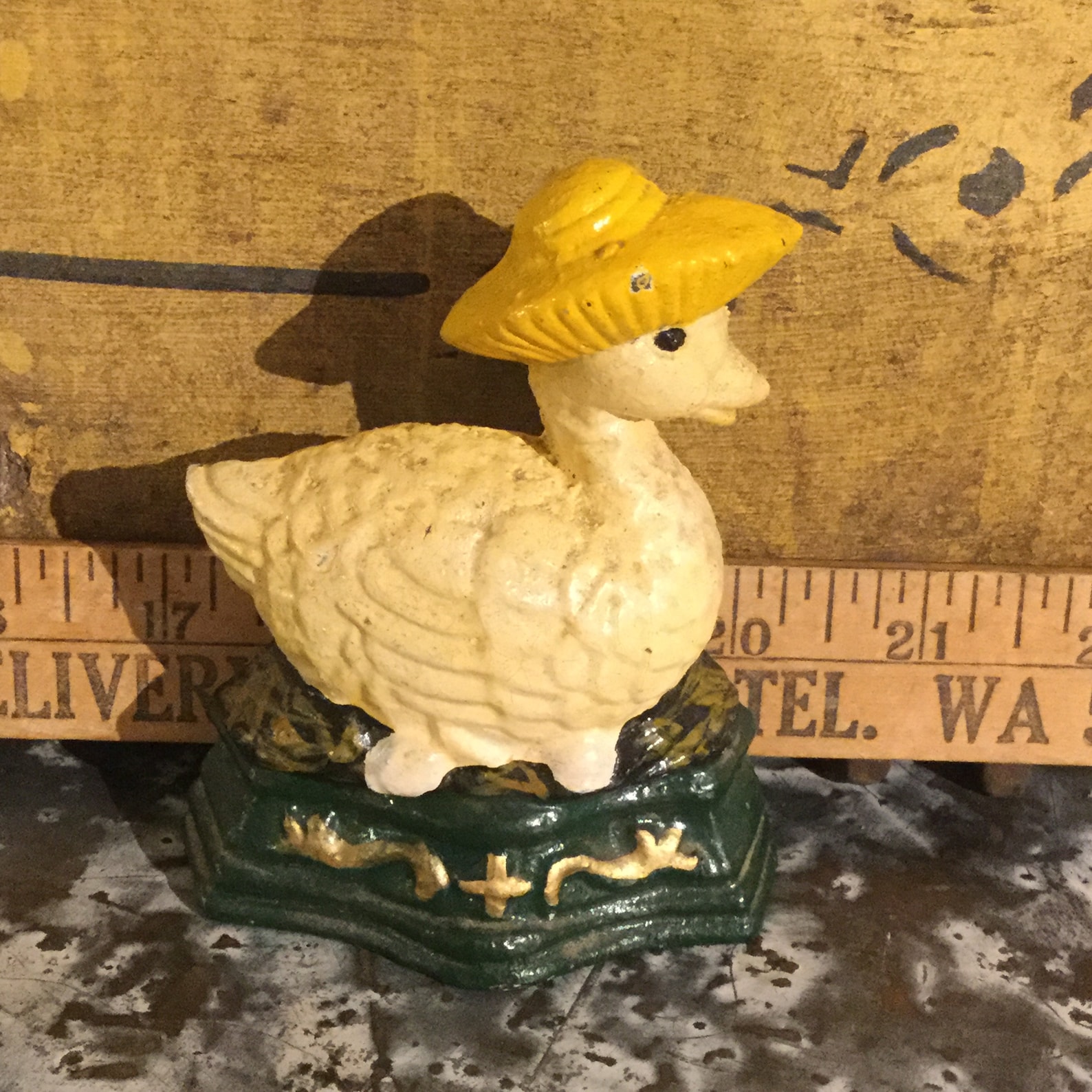 Cute Little Duckling Cast Iron Doorstop Duck Decoration Ducks Etsy
