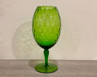 Vintage Italian Glass Cat Decanter Bottle by Vetreria Etrusca