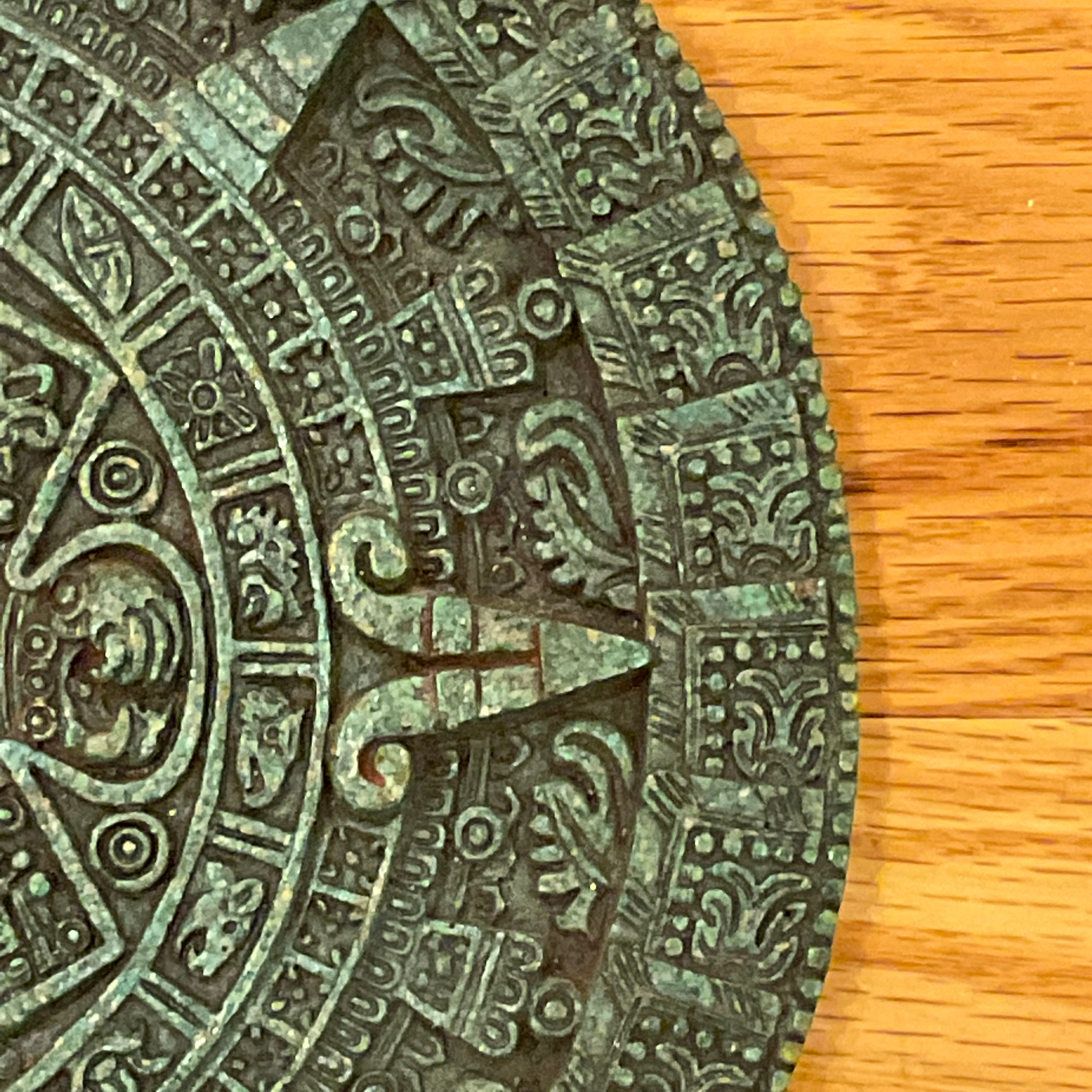 Vintage Mayan Calendar Wall Art Mesoamerican Art Maya Etsy