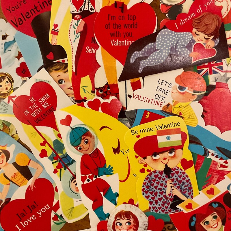 Vintage Valentine Cards - Etsy