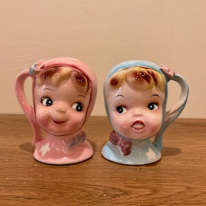 Napco Miss Cutie pie ナプコ　ミスキュートパイ　クリーマー Napco Miss Cutie Pie Salt & Pepper Shakers - Where On Earth