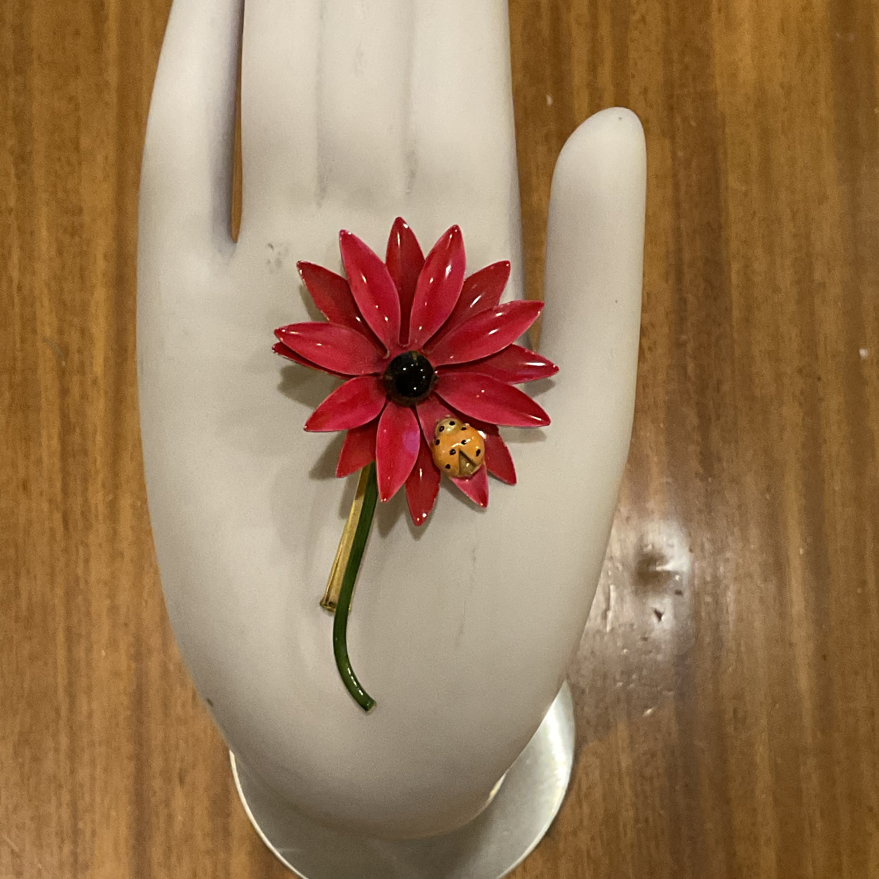 Robert Original 苺のブローチ エナメル USA ヴィンテージ アメリカ ヴィンテージ Original by Robert エナメル いちご