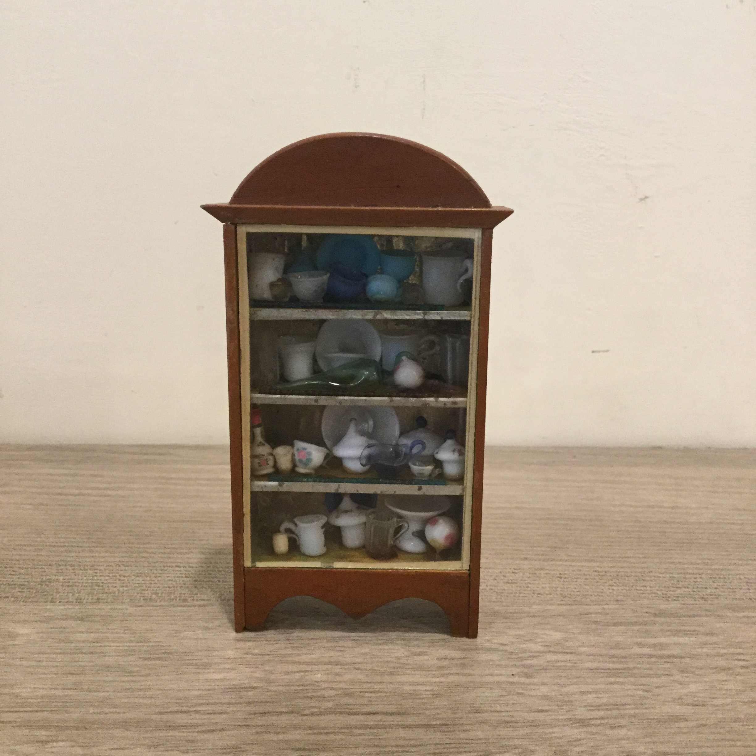Shallow sale curio cabinet