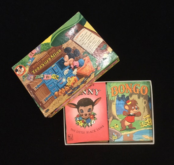 Vintage 1956 Mickey Mouse Club Treasure Mine Box Set, Disney
