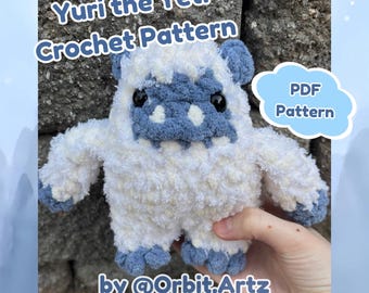 Yuri de Yeti-haakpatroon (pdf-patroon)