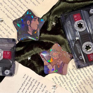 The Magnus Archives Holographic Star Buttons