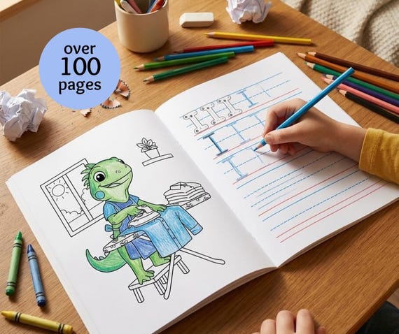 Toddler Abcs Learning Alphabet Coloring Book Abc Printable Preschool Letter Worksheet Kindergarten Handwriting Practice Page Homeschool