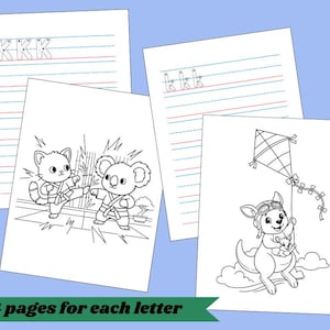 Printable Alphabet Worksheets Toddler ABC Learning Activities Preschool Coloring Pages Letter Recognition Practice Kindergarten Handwriting Skills Development Homeschool Educational Resources Phonics Learning Activities Classroom Teaching