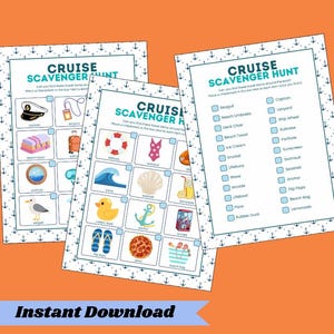 Scavenger Hunt Printable Cruise Activity Kid Travel Game Toddler Busy Book Boat Ride Entertainment Ship Ride Boredom Buster Worksheet Puzzle