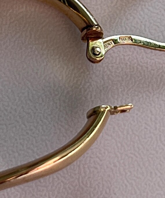 SOLID Gold Unique Contemporary Made in Italy Earr… - image 10